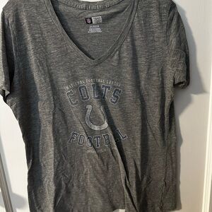 NFL Team Apparel Women's Gray Crewneck Tee